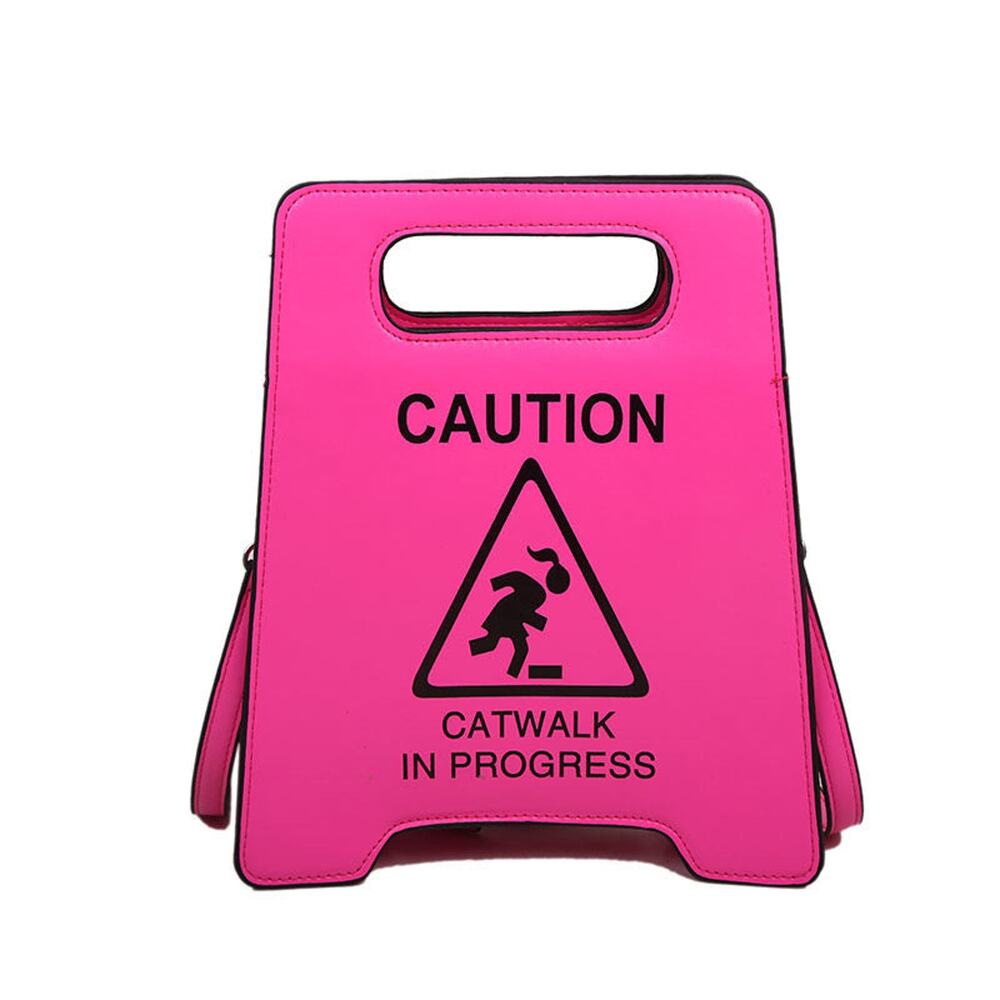 "Caution" Design Handbag - Picture 10 of 14